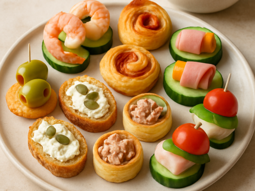Borrelhapjes met 3 ingrediënten
