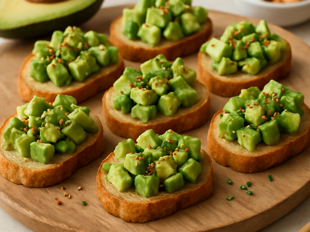Borrelhapjes met avocado
