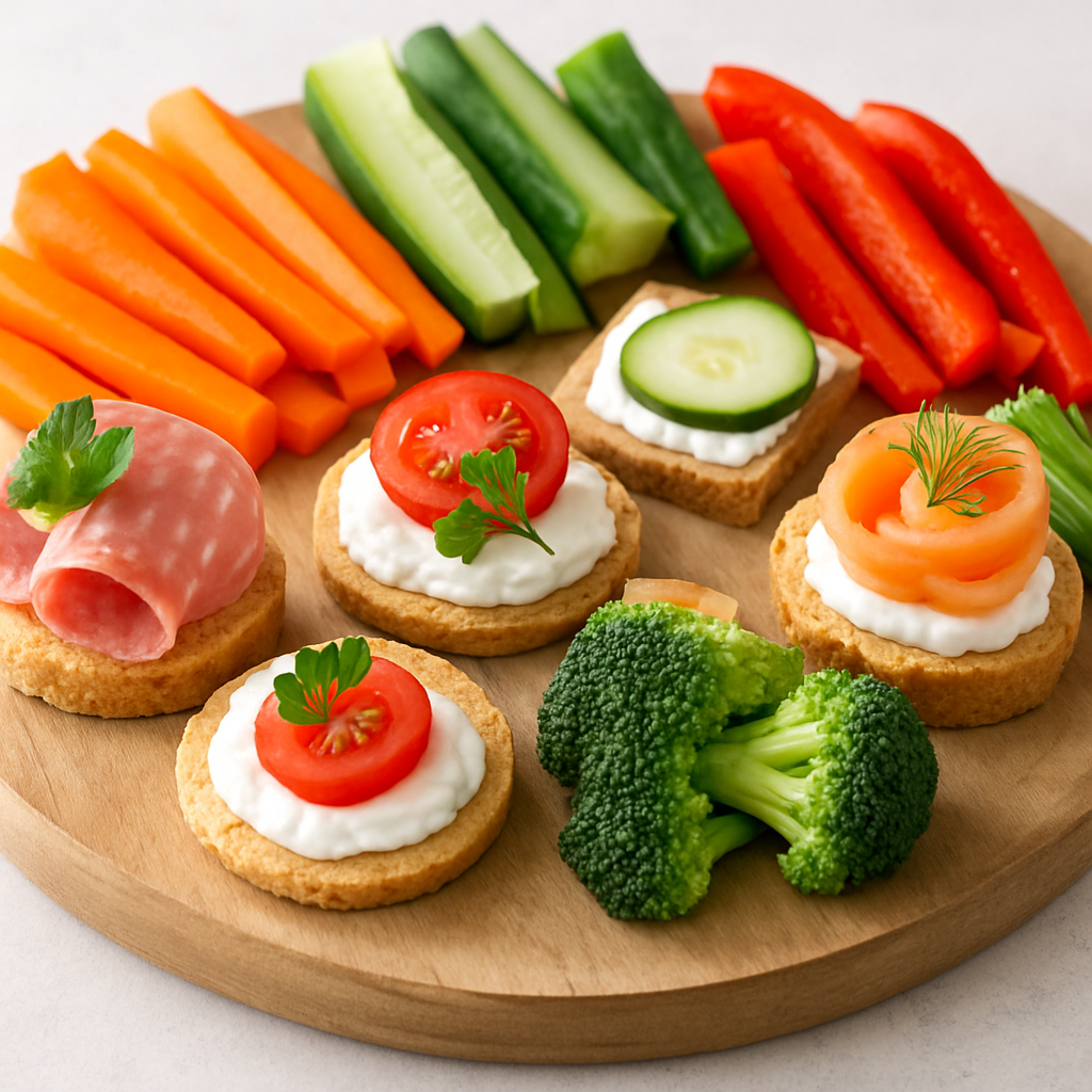 Borrelhapjes met rauwkost