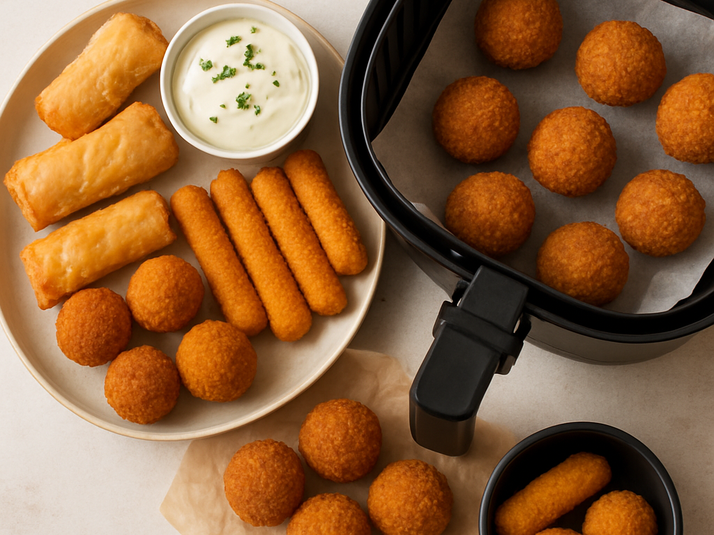 Borrelhapjes uit de airfryer