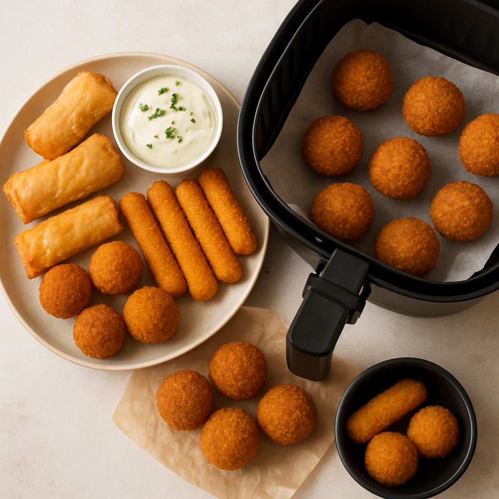 Borrelhapjes uit de airfryer