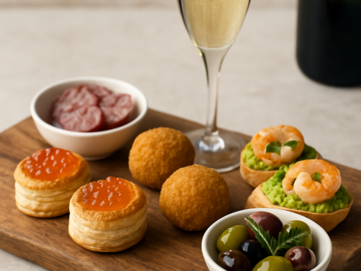 Borrelhapjes voor champagne