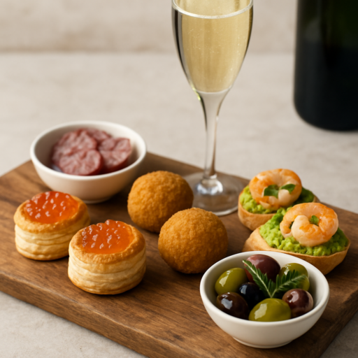 Borrelhapjes voor champagne