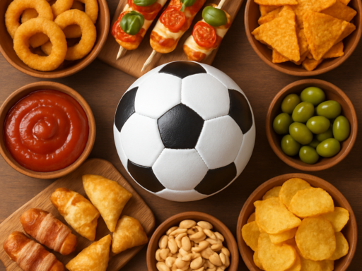 Borrelhapjes voor voetbalavond