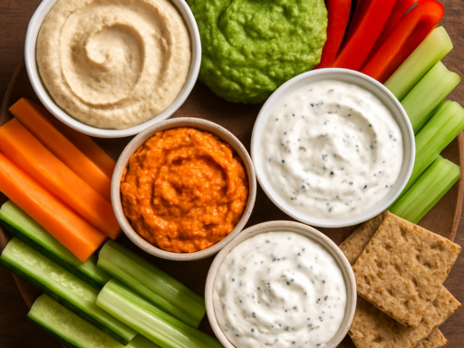 Gezonde dips en spreads