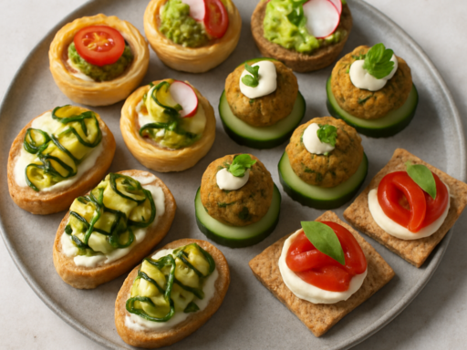 Luxe vegetarische borrelhapjes