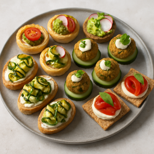 Luxe vegetarische borrelhapjes