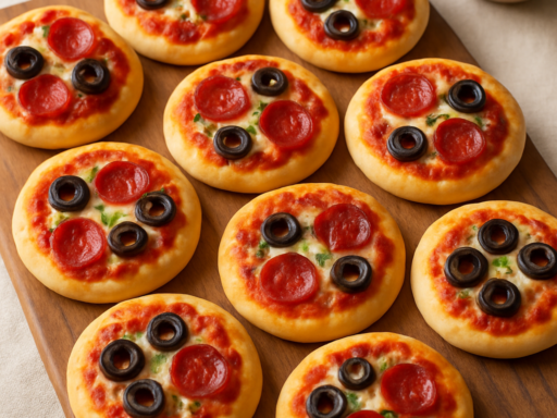 Mini pizza hapjes