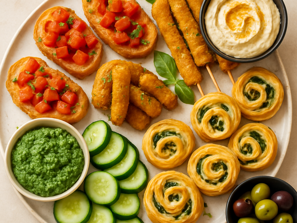 Vegetarische borrelhapjes ideeën