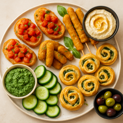 Vegetarische borrelhapjes ideeën